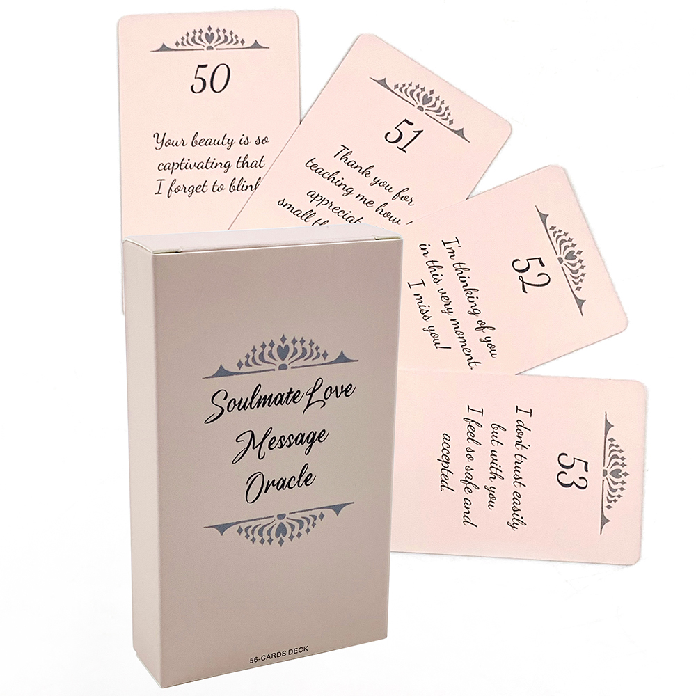 Board Game Love Letter - 新しいソウルメイト ラブ メッセージ オラクル カード あなたと恋人のための完璧なデートの夜、記念日やバレンタインデーのギフト