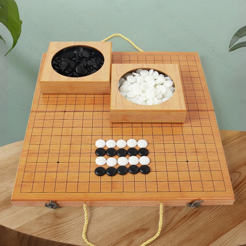 Board Game Zenith - 19ウェイゴーセットバックギャモンボードゲーム、黒と白のチェス盤、戦略的思考と楽しい競技に最適