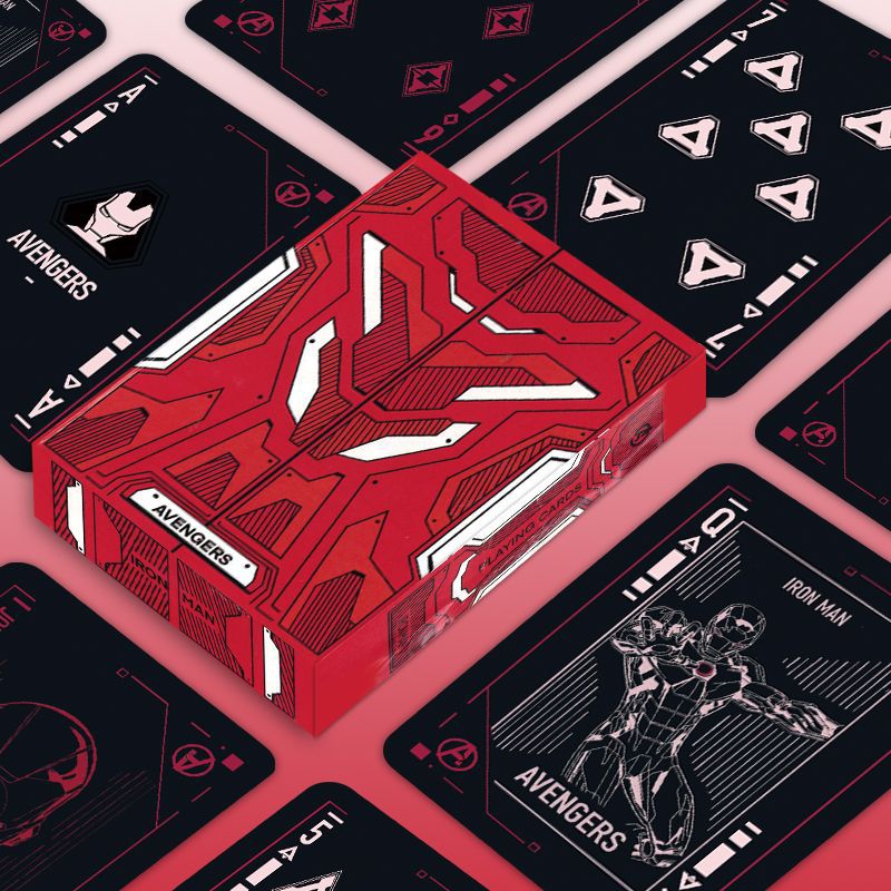 Board Game Movie - 54 個の漫画アイアンマン高精細トランプファミリーボードゲーム競争玩具家主カード屋外エンターテイメントおもちゃ