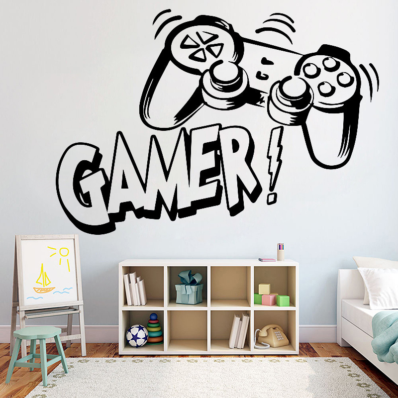 Board Game Movie - ウォールステッカー子供部屋用ビデオゲームウォールステッカー子供の寝室用PVC壁アート壁画PS4ゲーマービニール4248