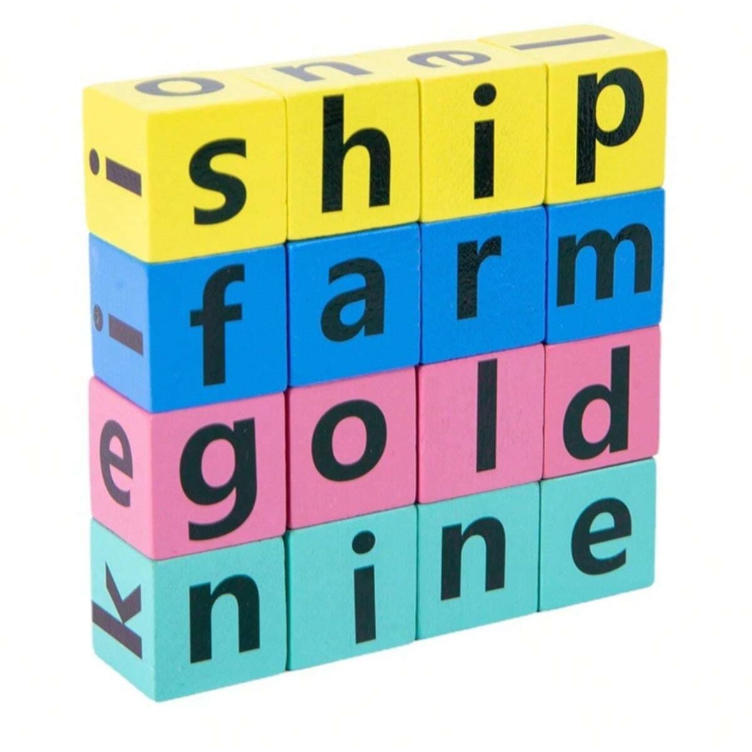 子供用アルファベットスペルボードゲーム、16文字ブロック+4 - Board Game History のレビューと価格