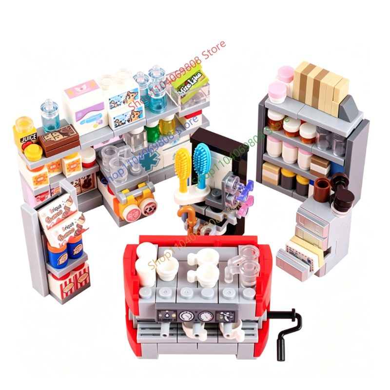 MOC シティフードビルディングブロック野菜果物バナナピザチ - Lego Set City のレビューと価格