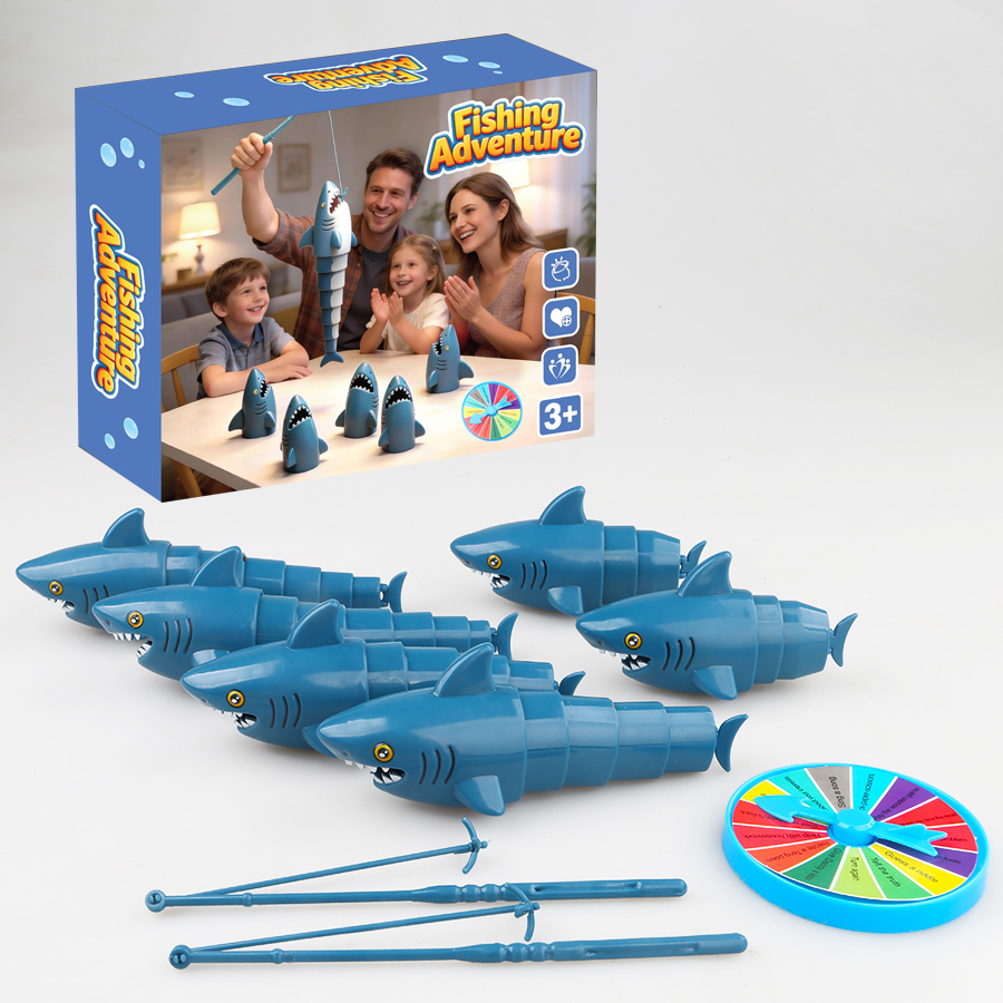 人気のサメスタイル釣りボードゲーム、インタラクティブな卓上ゲ - Board Game Land のレビューと価格