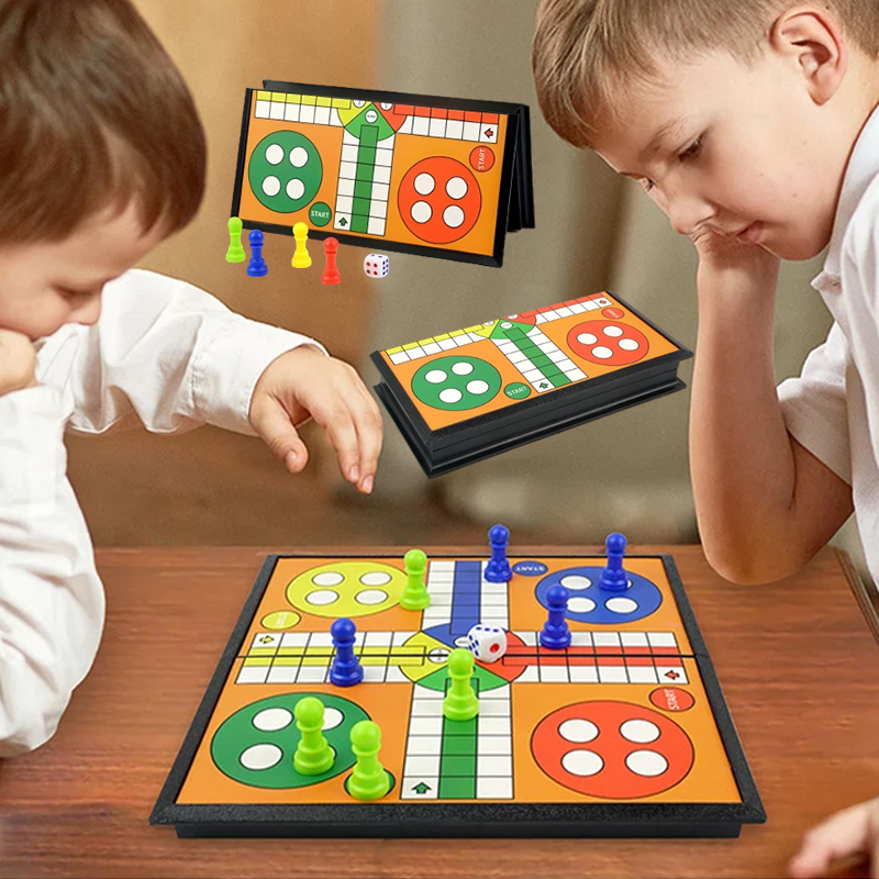 ポータブル ルドー チェス バックギャモン ゲームセット パ - Board Game Zenith のレビューと価格