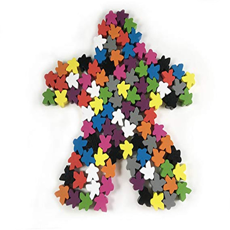 木製の木製チェスピース,14色,標準サイズ16mm,meep - Board Game Catan のレビューと価格