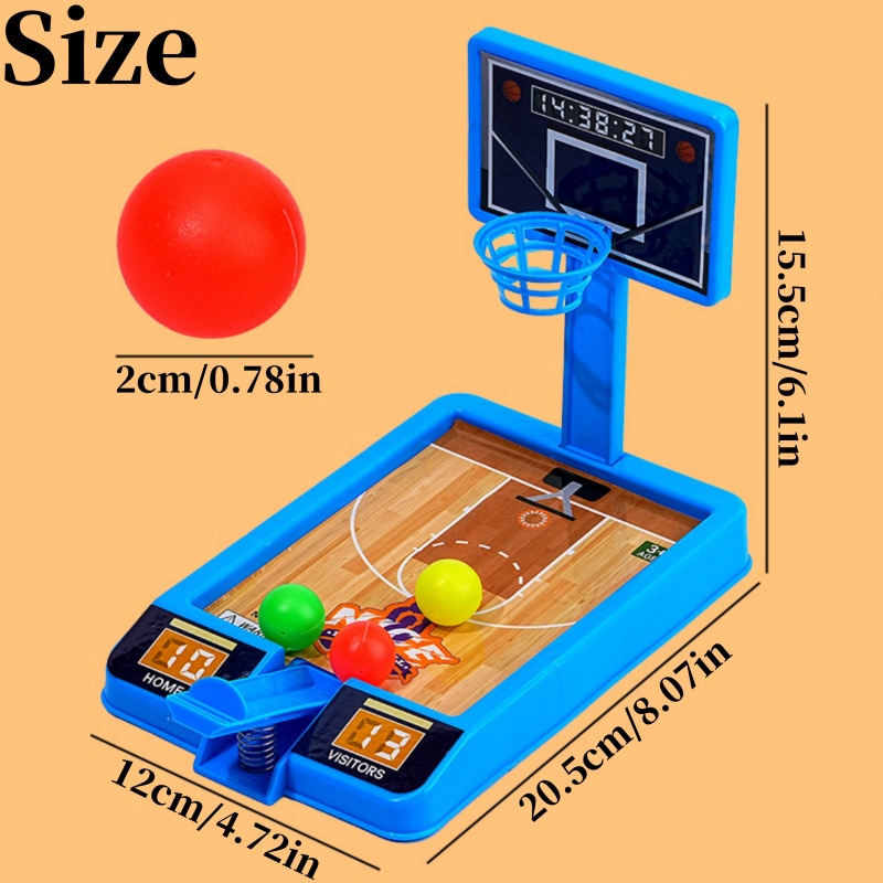 ミニバスケットボールフィンガーシューティングボードゲームマシ - Board Game Land のレビューと価格
