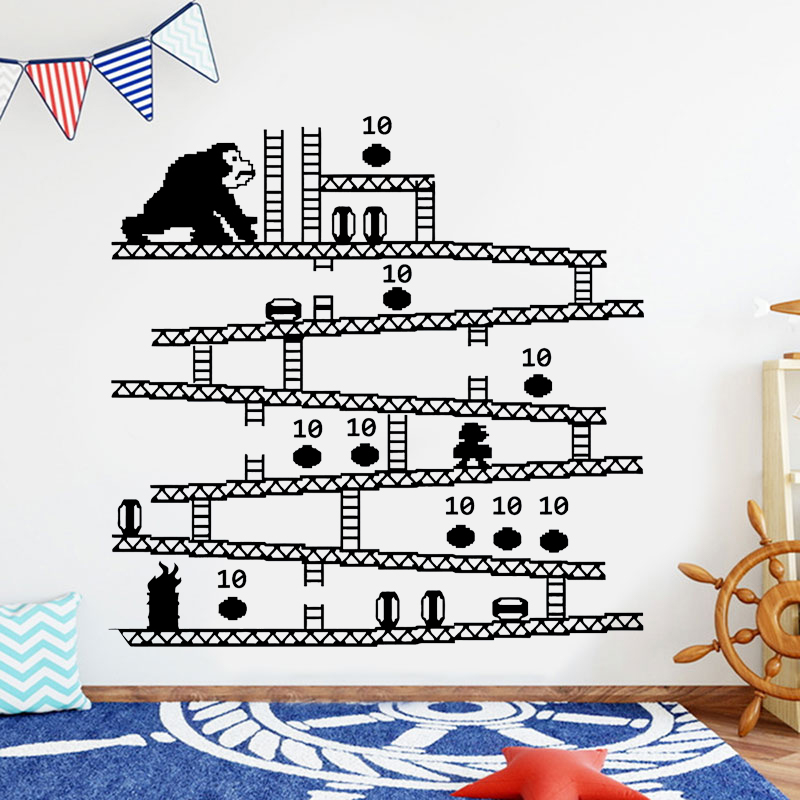 ビデオゲームコントローラー用ビニールウォールステッカー,a8 - Board Game Movie のレビューと価格