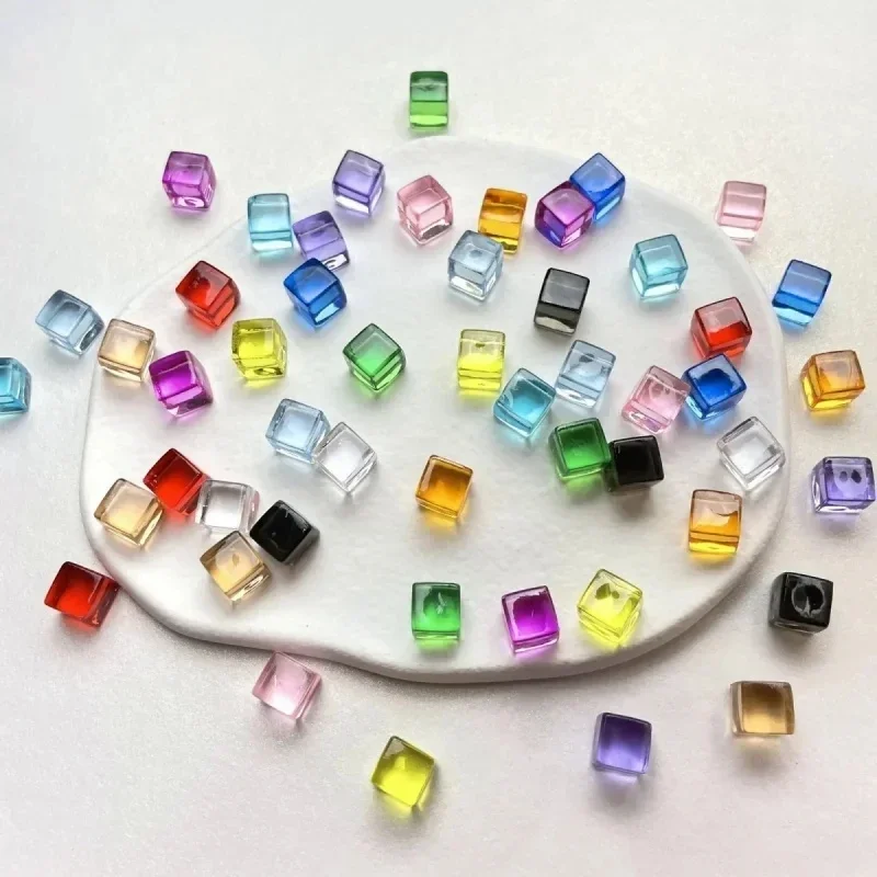 100 個キューブカラフルなクリスタルクリアカラーサイコロ  - Board Game Catan のレビューと価格